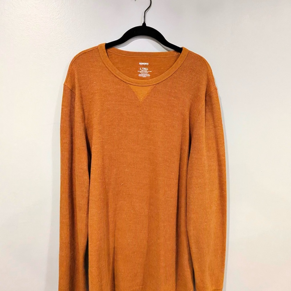 Men's Orange Sweater